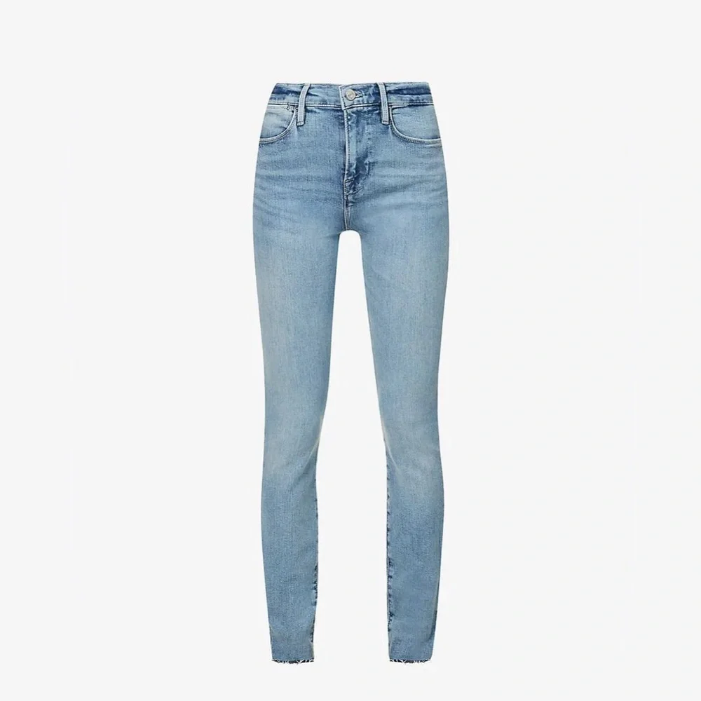 Frame jeans Le High Skinny‎ Faded-Wash Skinny High-Rise Stretch-Denim size 25